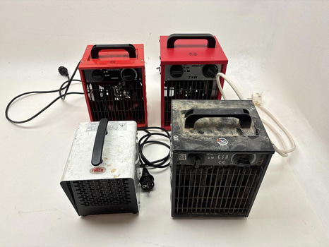 4 st. Värmefläktar