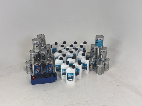 Parti med flygplanstillbehör