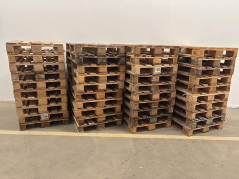 Parti med pallar för helpall, EPAL, EUR, 40 st.