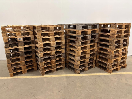 Parti med pallar för helpall, EPAL, EUR, 40 st.