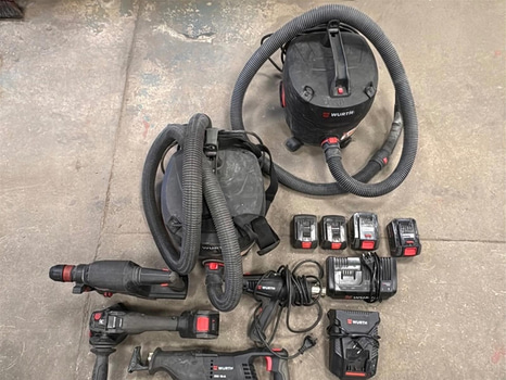Parti med verktyg  Würth 18V