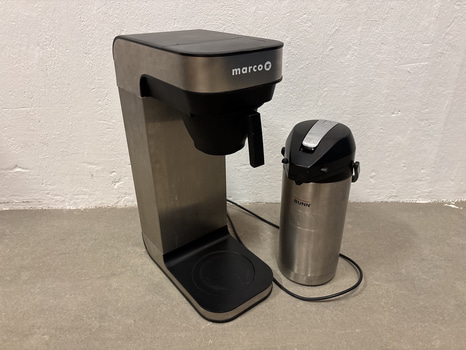 Kaffebryggare med termos Marco, Bru F60A EU inkl. termos Bunn