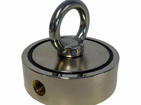 Parti med dubbelsidiga neodymmagneter för Magnetfiske, 2 x 300 kg, totalt 16 st - fri frakt