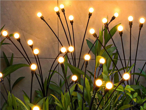 Parti med solcellsdriven trädgårdsbelysning, totalt 14 st - fri frakt
