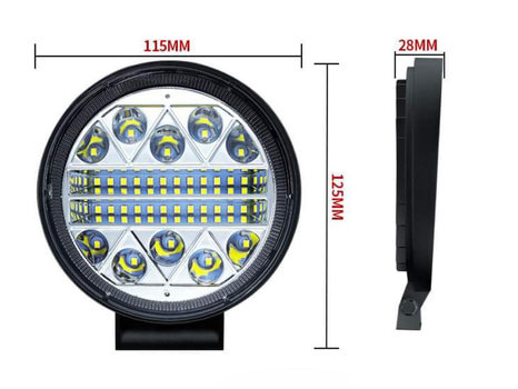 Parti med LED arbetsbelysning till fordon, totalt 12 st - fri frakt