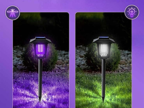 Parti med solcellsdrivna mygglampor, totalt 15 st - fri frakt