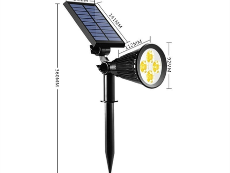 Parti med 10 st solcells spotlights, LED - fri frakt