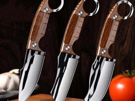 Parti av totalt 7 st ergonomiska knivset,3 delar - fri frakt
