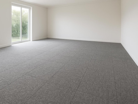 100 m² textilmattor, grå, NY