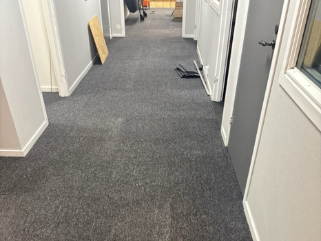 150 m² textilmattor, mörkgrå/ svart, NY - Fri frakt