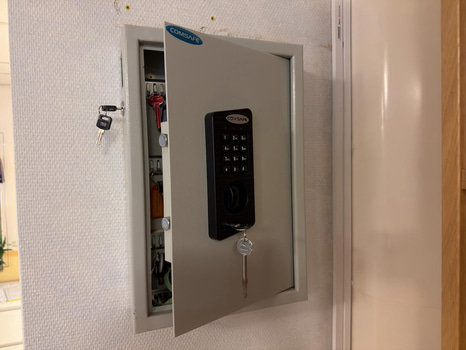 Nyckelskåp ComSafe, elektroniskt lås