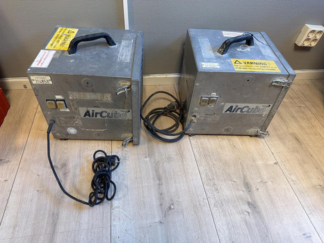 2 st luftrenare Dustcontrol Aircube
