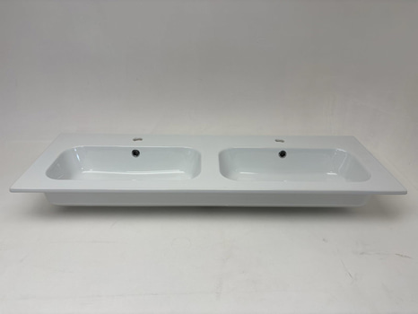 Dubbeltvättställ Qubo, QS12D40101