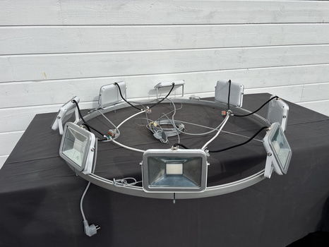 LED takbelysning 100 cm diameter