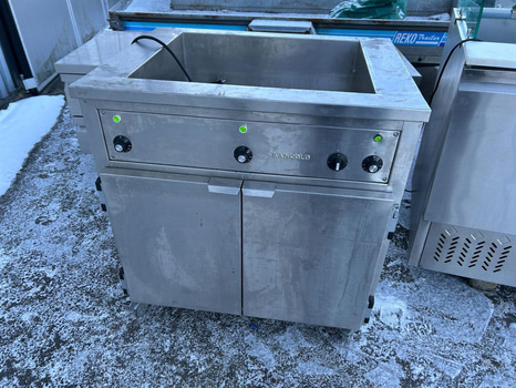 Vattenbad 2xgn 1/1 värmeskåp under med dörrar Rancold