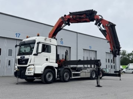 Kranväxlare MAN TGS 35.500 8X4H-6 BL -2018 | Palfinger | Jibb