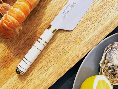 2 st. Kockkniv Bon Centuri, Oyster white