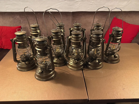 10 st lyktor, Feuerhand LED baby special