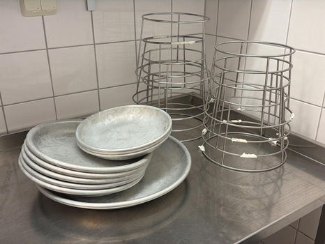 Uppläggningsfat för skaldjur/ skaldjursplateu, 9 st