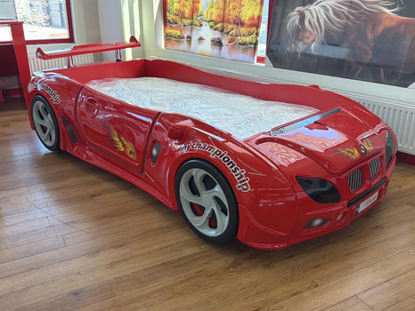 Bilsäng, röd, 90x190 cm