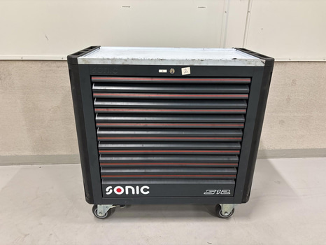 Verktygsvagn Sonic S12, inkl. innehåll