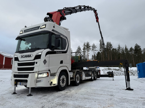 Bodbil Scania R500 8x2 12.7 -2018 | Palfinger PK 92002‑SH F, Jib PJ 170 E
