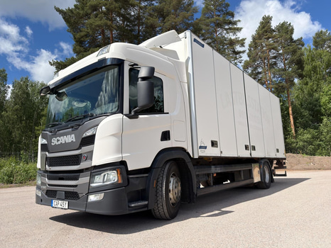 Distributionsbil Scania P280 4x2 – Zepro 2T Bakgavellyft – 2019 Mätarställning (km): 230532