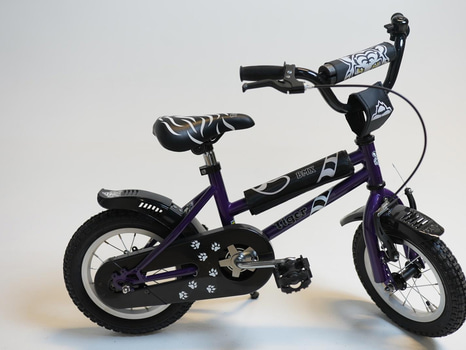 Cykel Tiger, BMX, hjul 12 tum, ram 6 tum, lila