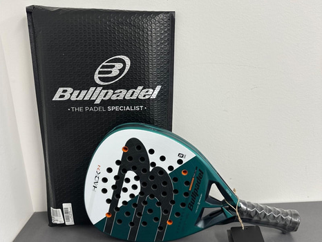 Padelracket, Bullpadel, Hack 04, svart/vit/turkos/orange.