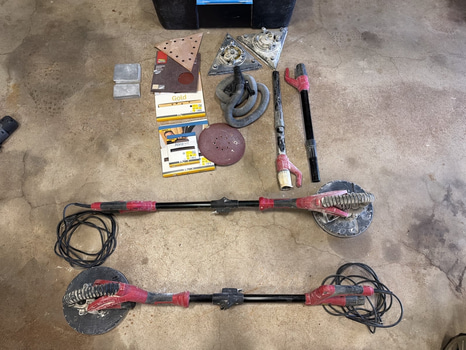 2 st väggslipmaskiner | Meec