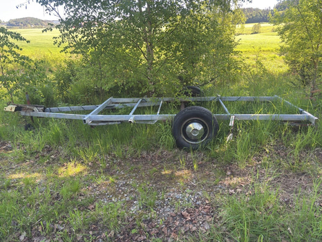 Chassi för husvagn Favorit Mf 400 -1971