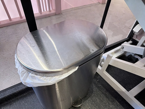 Pedalhink i rostfritt stål