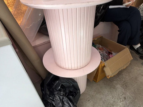 Pelarbord, rosa 3st