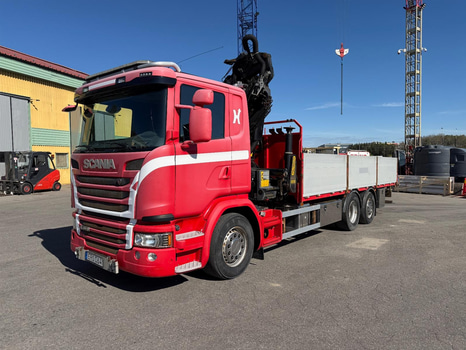 Kranbil Scania G410 6X2*4 -2015 | Palfinger med jib | Endast 16000mil