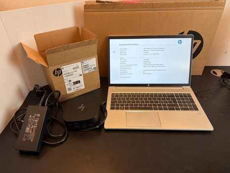 Laptop HP ProBook 455 G10, Ryzen 5, 16 GB RAM (nyskick)