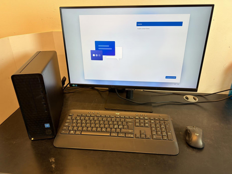 Stationär dator HP Slim Desktop S01-aF2xxx, Celeron, 8 GB RAM