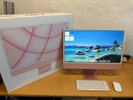 iMac M1, 24 tum, rosa