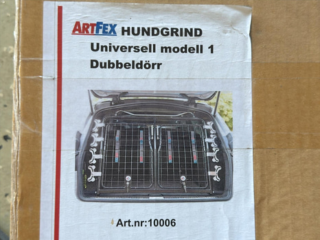 Hundgrind Aritex Universell modell 1, dubbeldörr