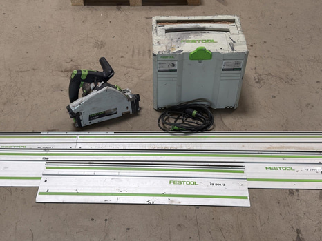 Sänksåg Festool TS 55 REBQ, med styrskenor och systainer