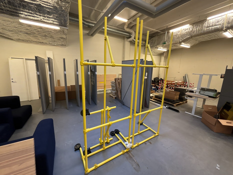 Bordstativ, tvådelat