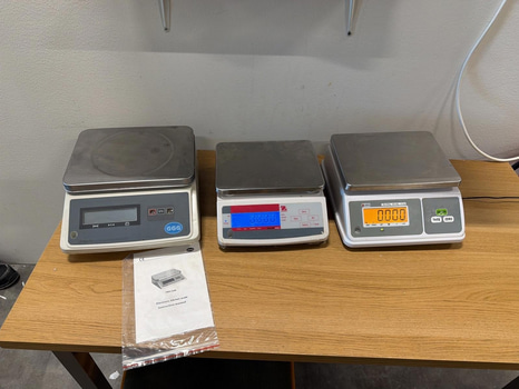 3 st digitala vågar