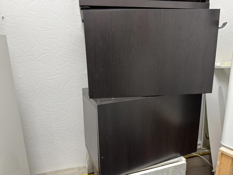 Förvaringsskåp IKEA BESTÅ, svartbrun, 5 st