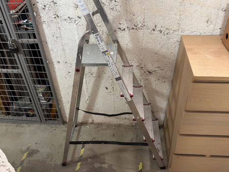 Krause Cobra stepladder, aluminium