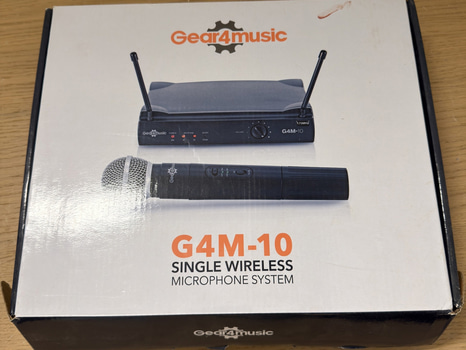 Gear4music G4M-10 VHF microphone set