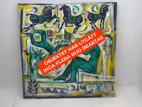 Canvastavla - Signerad "Wandavi"