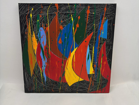 Canvastavla - Signerad