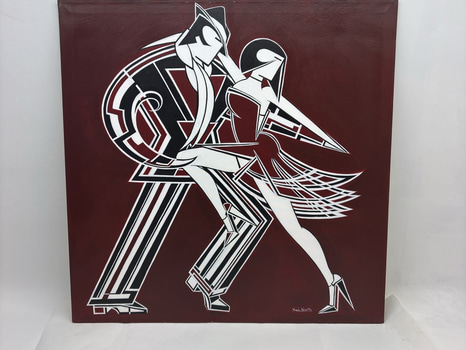 Canvastavla - Signerad