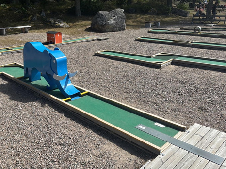 Minigolfbana 9-hål från City Golf Group, demonterad