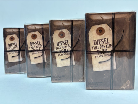 4 st. Parfym Diesel Fuel For Life á 75 ml