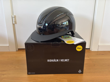 Ridhjälm, Hansbo Sport, Air Glossy Metal, Mips, strl M